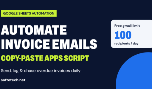 Automate invoice emails from Google Sheets with Apps Script