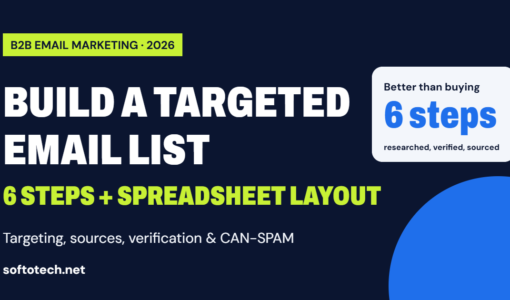 How to build a targeted email list for B2B marketing, step by step