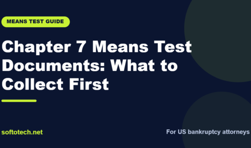Chapter 7 means test documents guide