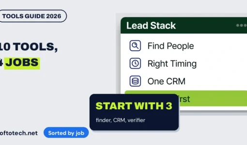 10 best B2B lead generation tools for 2026, sorted by the job they do: find, time, keep, verify