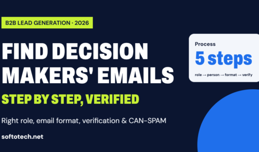 How to find decision makers' email addresses, step by step
