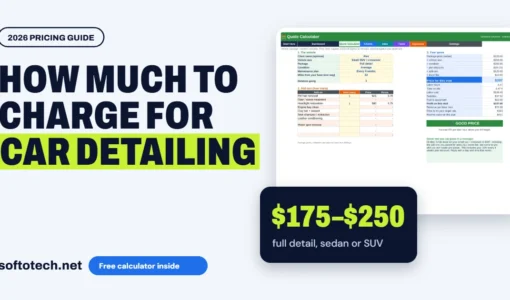 How much to charge for car detailing: $175–$250 full detail, sedan or SUV
