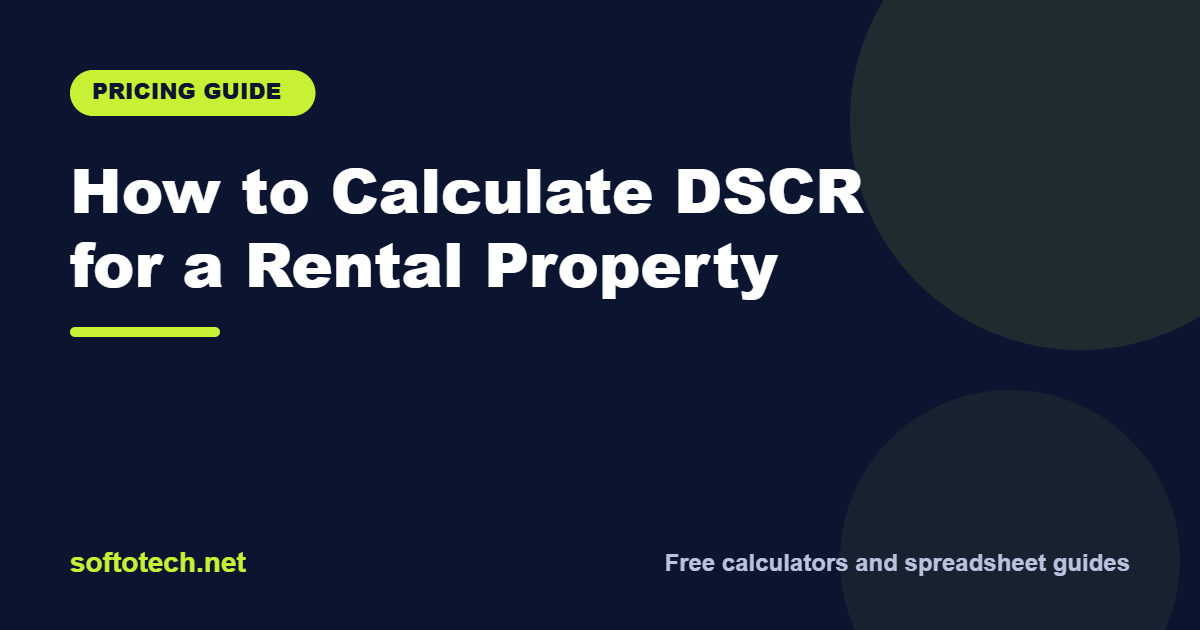 How to Calculate DSCR for a Rental Property (With Example)
