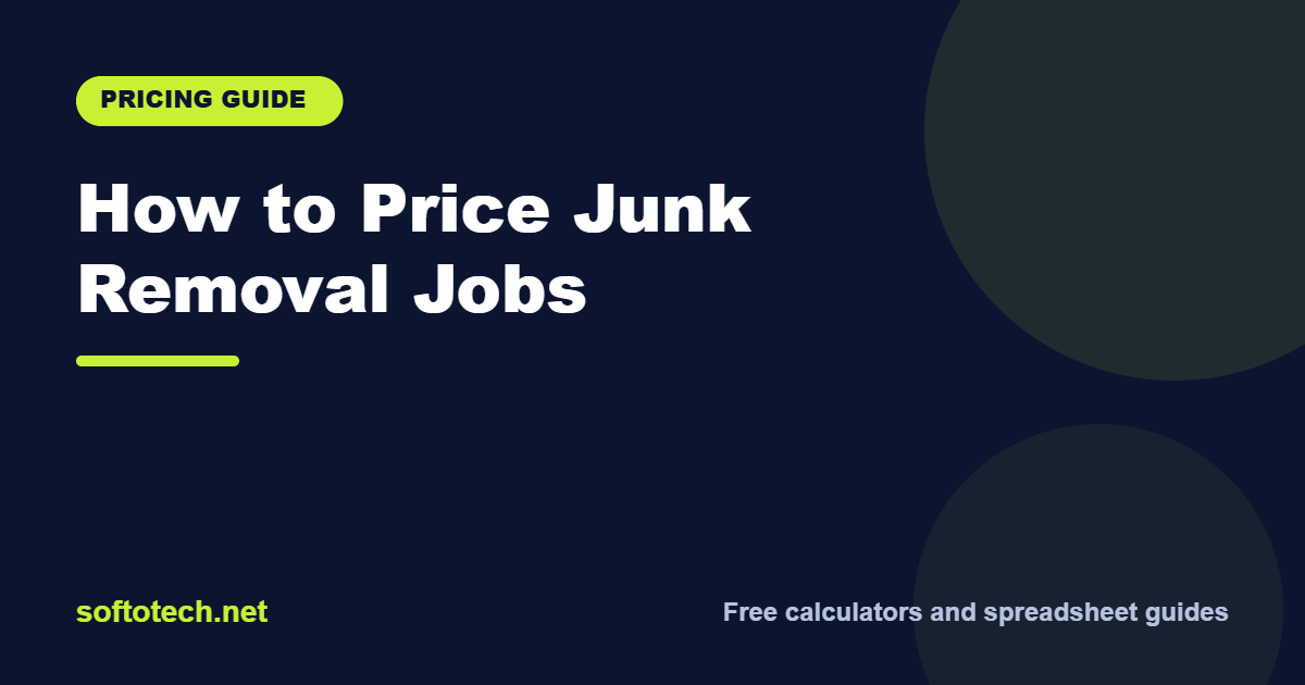 How to Price Junk Removal Jobs (Cost Per Cubic Yard)