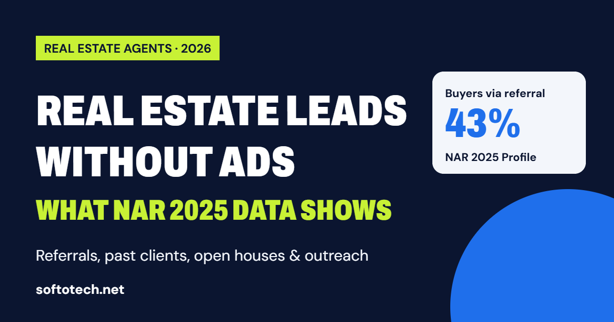 How to generate real estate leads without ads, based on NAR 2025 data